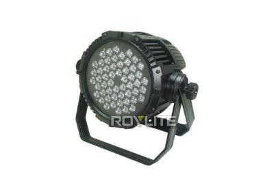 China Waterproof LED Par Cans 54 x 3w RGBW with 12 red / 18 green / 18 blue / 6 white for sale