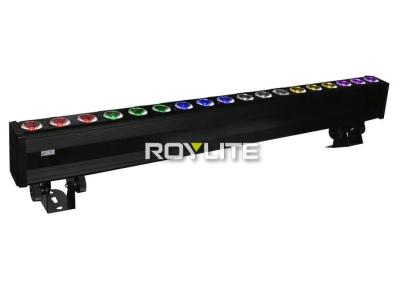 China 120V - 240V 18 x 10w RGBW LED Wall Washer , 15° Beam angle led bar lights for sale