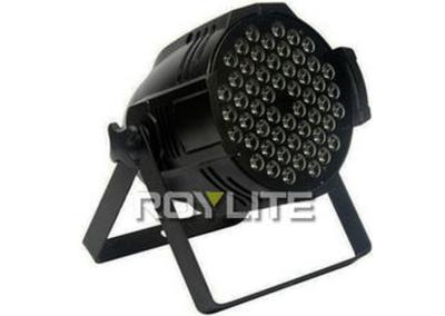 China Super bright 54 x 3W RGBW Color DMX stage LED Par Cans 64 , LED Wash Lights for sale