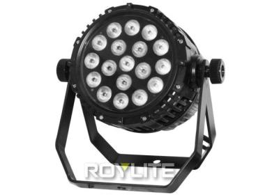 China IP65 18 x 10w RGBW Waterproof LED Par Stage light Cans , Beam angle 25 degree for sale