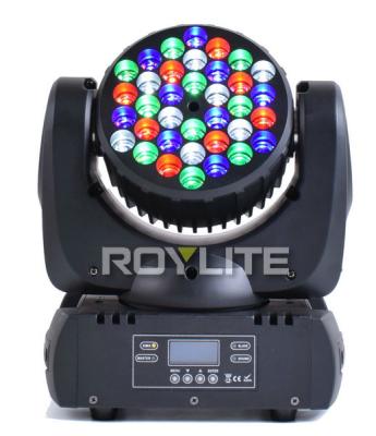 China 12 / 13 Channels LED Stage Light , Mac 101 36pcs 3w RGBW LED Light for sale