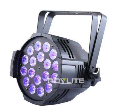 China Show Pro LED Par Cans 18 x 12w UV Wash Flood 30° Lux High Brightness for sale