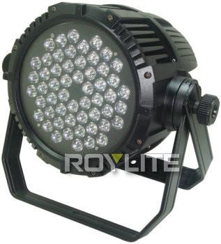 China Outdoor DMX Control LED CT 54 x 3w LED Par Cans Color Temperature 3200K - 6300K for sale