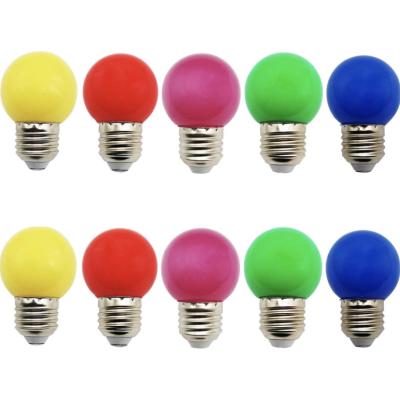 China Decoration G45 Mini LED Colored Bulb, Pink Blue Red Green Yellow White for Bedroom Wedding Halloween Christmas Party Bar Mood Decoration for sale