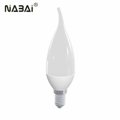 China Residential Cheap Price 7W LED 2835 SMD Candle Light Lamp 560lm E14 Candle Bulb for sale