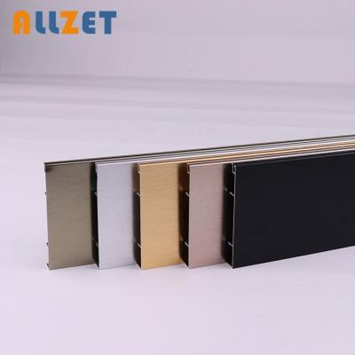 China Allzet Modern Professional Aluminum Skirting Cover Floor Board With Great Price for sale