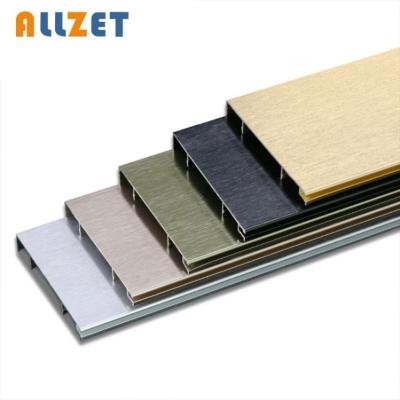 China Allzet Modern Multifunctional Skirting Board Flooring Aluminum For Wholesales for sale