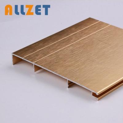 China Allzet Floor Modern Professional Waterproof Metal Floor Skirting Board With High Quality for sale