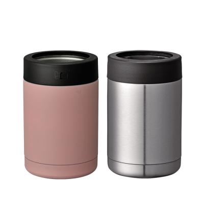 China Viable Wholesale Customized Multicolor 12 Oz Double Wall Stainless Steel Tumbler Can Cooler for sale