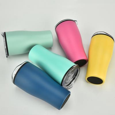 China New Arrival Disposable Custom Print Stainless Steel PP Outer Plastic Inner Travel Cup for sale