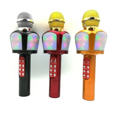 China Handheld Built-in Speaker Built-in Microphone K Microphone Singing Mobile Phone Song Wireless Home Karaoke for sale