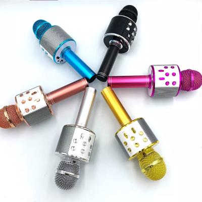 China Handheld wireless treasure mobile phone K song microphone MKF003 explosive microphone children's KTV microphone KTV for sale