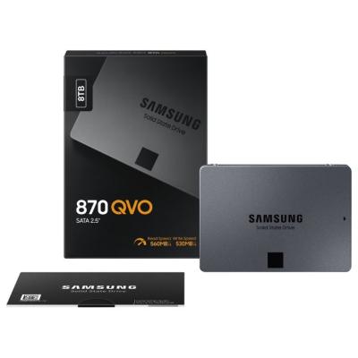 China SSD For Samsung Original 870 QVO 8 TB SATA 2.5 Inch Drive Internal Solid State Drive MZ-77Q8T0BW for sale