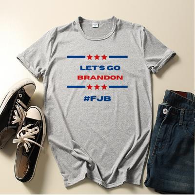 China Hot Sale Anti-pilling Let Us Go Brandon Shirt Unisex Cotton T-shirts Wholesale Let Us Go Brandon Shirt for sale