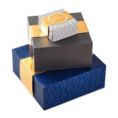 China New Design Materials 2021 Fashion Custom Recycled Square Simple Geographical Gift Box for sale