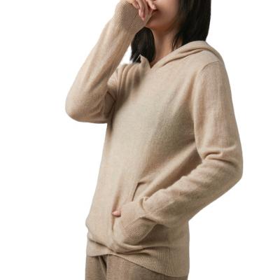 China 2020 new Autumn Winter Fashion Wholesale Custom knitted cashmere women sweater pullover design anti-shrink hoodies by design for sale