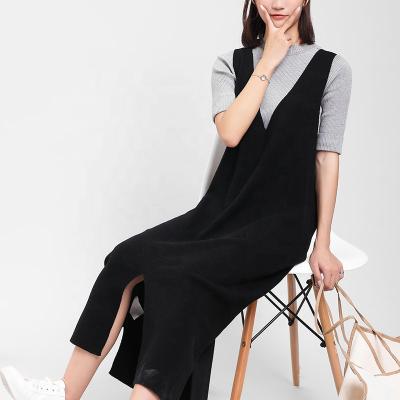 China 2020 Anti-shrink Spring New Arrival Knit Dress Women Long Sweater Dress for sale