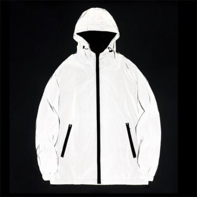 China Newest Design Fashionable Personality Reflective Coat Men's Breathable Winter Coat With Hood Men's Casual Coats for sale