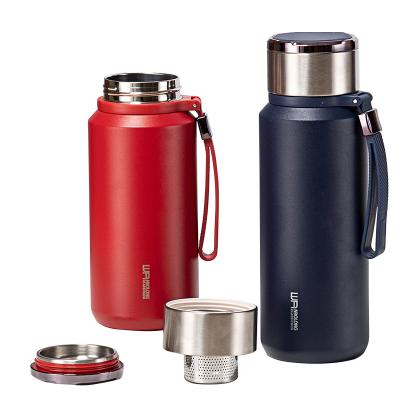 China PORTABLE 800ml Thermos Water Bottle Custom With Strap Vacuum Insulated Stainless Steel Water Tumbler Bottles for sale