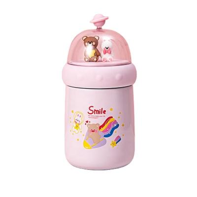 China Viable Kids 304 Stainless Steel Water Bottle Portable Cute Water Bottles For Kids for sale