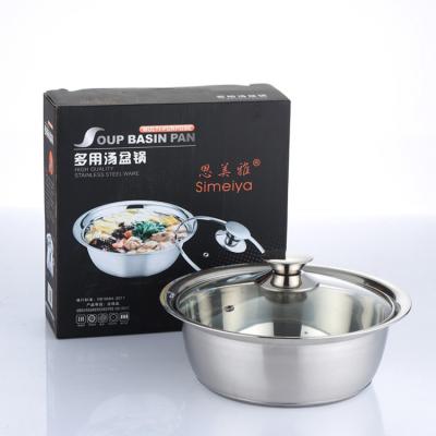 China Sustainable Universal Stainless Steel Soup Basin for sale