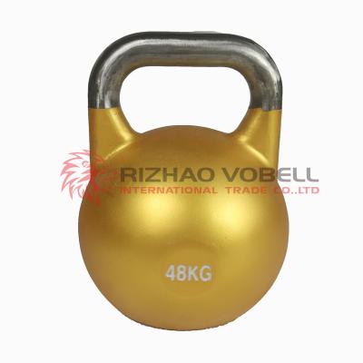 China Universal Colored Kettlebell Competition Weight Fitness Steel Kettlebell for sale