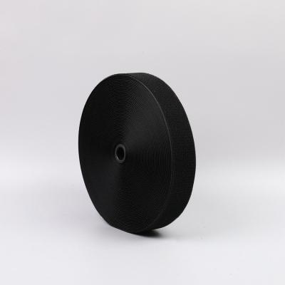 China Good Quality Durable Combination Tape Black Sticky Reusable Hook And Loop Fastener Tape for sale