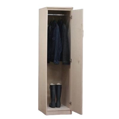 China Adjustable (height) 1 Door Wardrobe Tall Storage Cabinet Manufactures Steel Closet Wardrobe Cupboard for sale