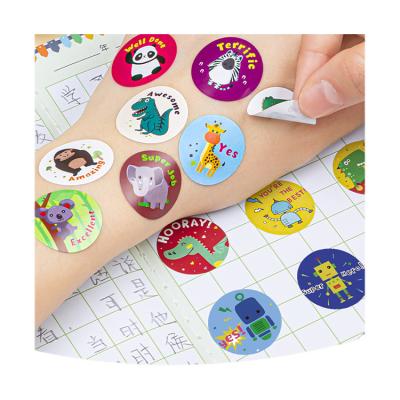 China Custom reusable cartoon sticker kids study/toy/reward sticker book with lovely private designs sticker book for sale