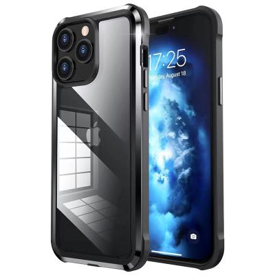 China Hot Selling Shockproof 3in Clear 1 Shockproof Luxury Mirror Sublimation Alloy Accessories Silicone Cell Phone Cases For iPhone 13 14 pro for sale