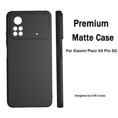 China 2022 Matte Hot Selling Amazone Black Silicone Mobile Phone Cases Soft Touch Soft Touch TPU Shockproof For Xiaomi Poco X4 pro 5G for sale