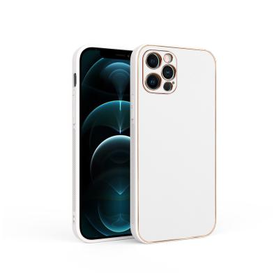 China Plated Shockproof TPU Camera Pro Accessories Degradable Biodegradable Leather Max Protect Case12 For iPhone 13 Pro Max Phone Case for sale