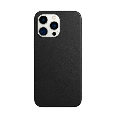 China New 2022 Original Shockproof Shockproof Radio Charging Magnetic PU Leather 12 13 Cell Phone Case For iPhone 14 Pro Max for sale