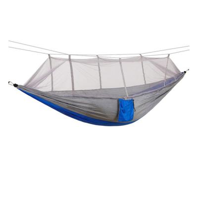 China Adult Mosquito Camping Hammock Egg Pachet Free Swing Nylon Hammock Indoor Folding for sale