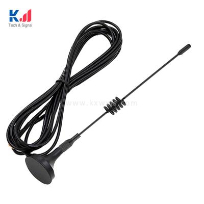 China 433mhz wireless antenna 433 18 dbi lora antena antennas SMA male RG174 omnidirectional line helical 433 MHz antenna helical for sale