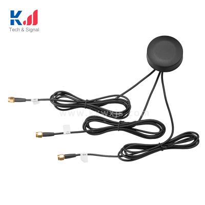 China 4G wifi GPS treble antenna GSM/LTE/2.4G combined outdoor waterproof cabinet circular antenna GPS2.4-225 for sale