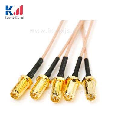 China Transmitter RG178 SMA/RP-SMA Interface Connector Adapter Cable Female to U.FL Jumper IPX RF Router Conductor Line for sale