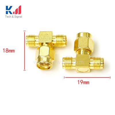 China SMA Connectors SMA Male to Female Connectors 3 in 1 Waterproof SMA Inverter Connector SMA Connector for Antennas for sale