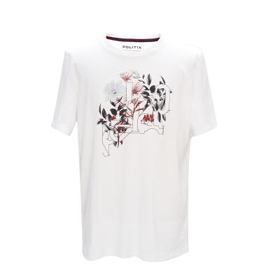 China Manufacturer Directly Sale 100% Cotton Mens Summer O-Neck T-Shirts Anti-Wrinkle for sale