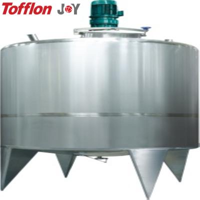 China 1000 liter stainless steel milk mixing tank with agitator for sale