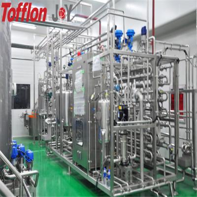 China food & Beverage Plant Highly Efficient Full-auto Tubular UHT Sterilizer For Liquid Food for sale