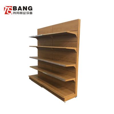 China Promotional Supermarket Double Sided Good Quality Shelf Shelves Sheet Metal Cabinet for sale