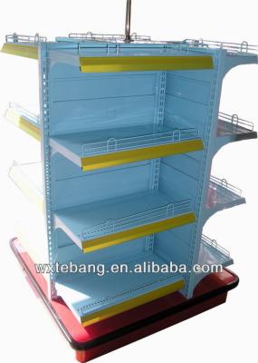 China Start bay/add on bay supermarket equipment/gondola/wrought iron shelf/cosmetic store shelf for sale