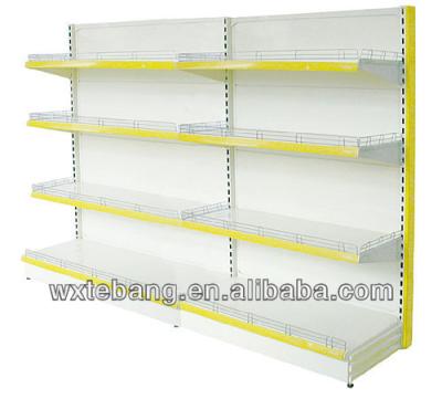 China Start Bay / Add On Vegetable Bay Supermarket Shoe Racks For Shops Roof Racking System for sale