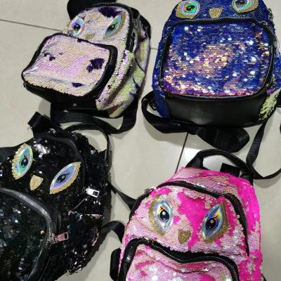 China Waterproof Children's Backpack For Girls Kindergarten School Bag For Kindergarten Reversible Sequin for sale