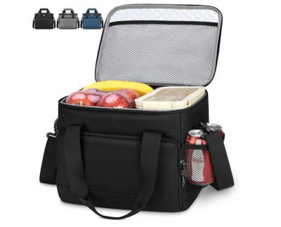 China 15L Waterproof Insulated Lunch Bag, Men's Reusable Waterproof Lunch Box Cooler Tote Bag for Work, Picnic for sale