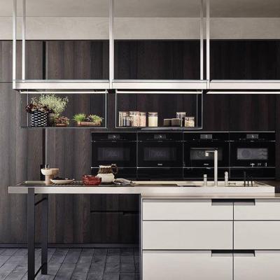 China Modern Luxury Modern New Design Kitchen Furniture Wooden Cabinets Set From Chinese for sale