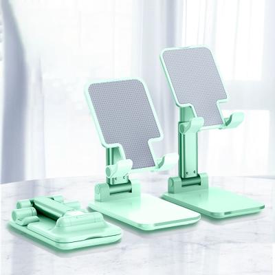 China New Adjustable Manufacturer's Phone Portable Foldable Mini Foldable Retractable Stand Mobile Phone Holder For Live Broadcast for sale