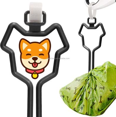 China Hot Sale Plastic Stocked Pet Poop Sling Poop Bag Holder for sale