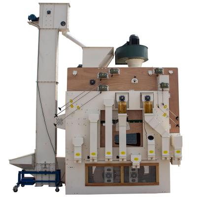 China Two Blowers In The Bottom Fine Wheat Grain And Sesame Seed Cleaner Machine for sale